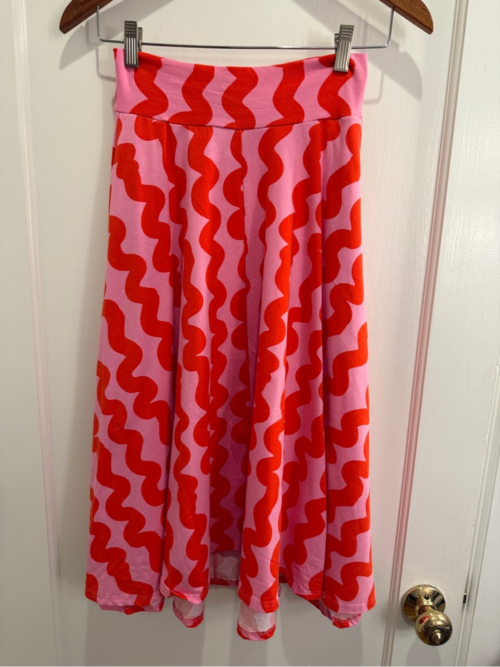 nooworks Francis Skirt in Pink Squiggle